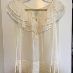 Feminine Cream Blouse